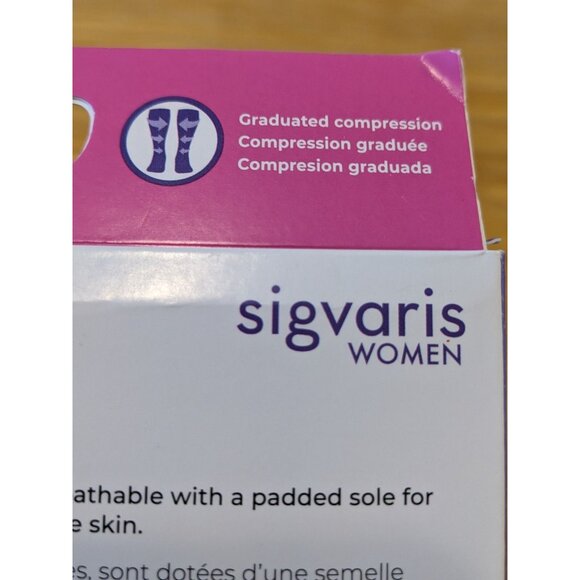 Sigvaris Women Motion Cotton Compression Socks 20-30 mmHg Knee White 362CMLW00 - Picture 6 of 7
